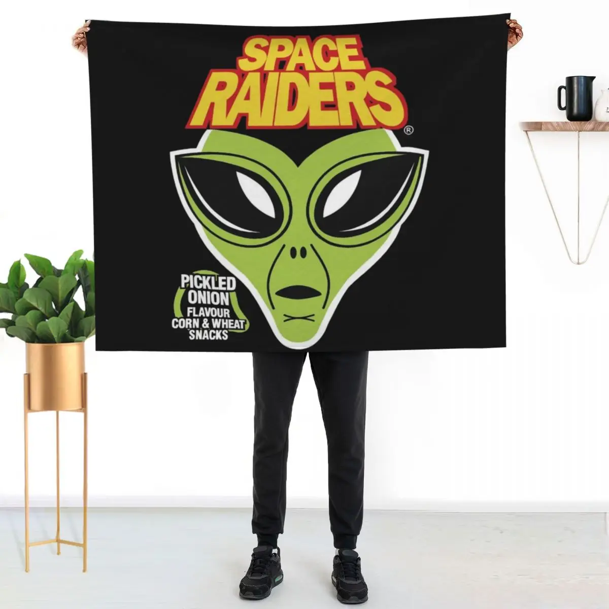 Space Raiders Classic Throw Blanket All Weather Soft Throw Blanket for Sofa