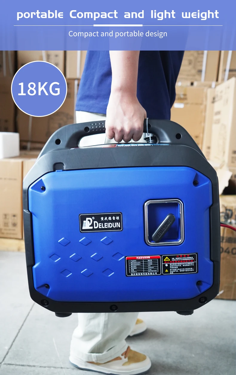 Gold Seller2kW Silent Parking Mini DC  Generator Truck Auto Start 4-Stroke Engine 12V 24V Inverter Air Conditioning Gene