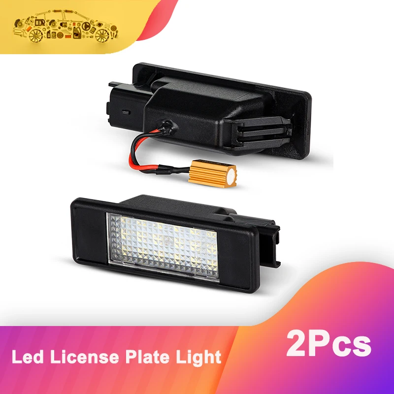 

LED License Plate Light Number Plate Lamp Error Free For Mercedes-Benz Vito Viano W639 2003-2014 Sprinter W906 2006-2018