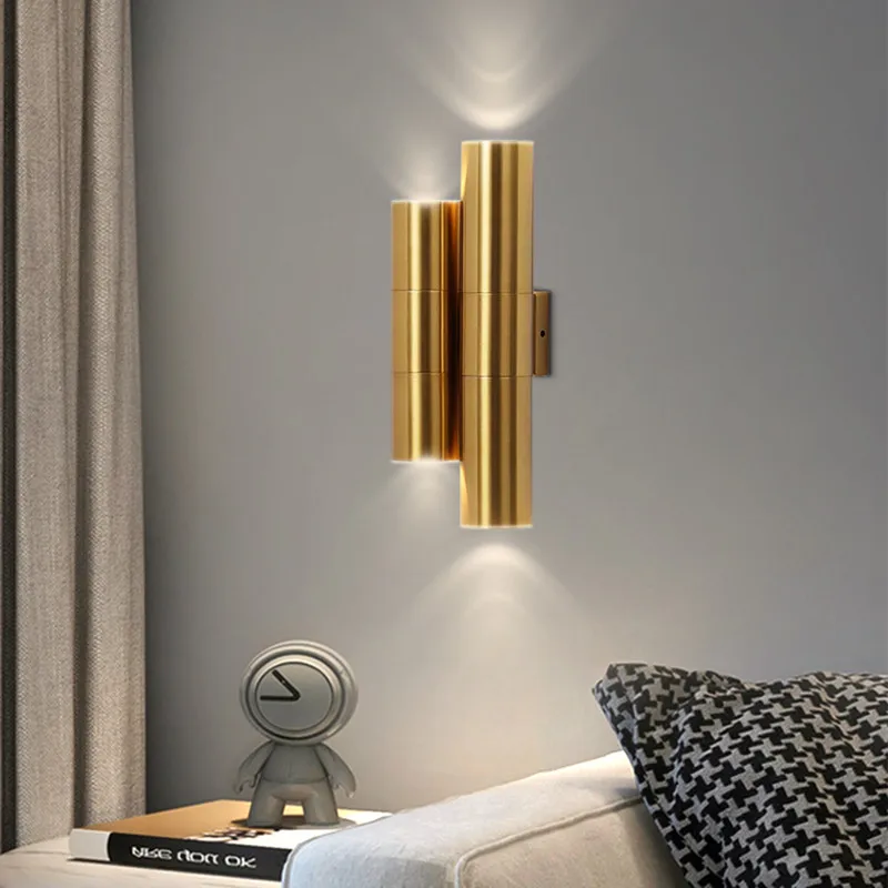 

Artpad Minimalist Stylish Wall lamps Indoor Modern for Corridor Aisle Bedroom Bedside Lamp LED Black/White/Gold Wall Light 6W