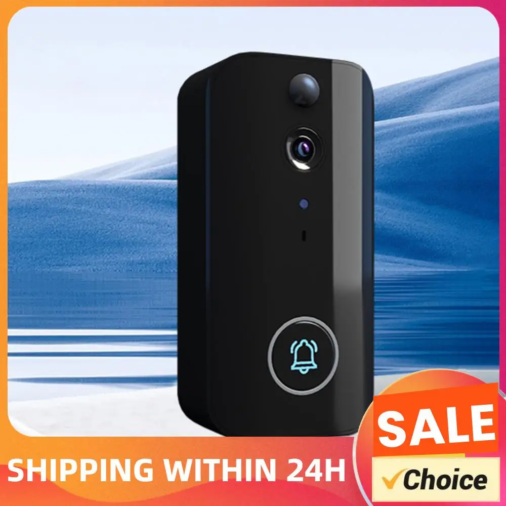 WiFi Wireless Video Doorbell IR Night Vision Smart Door Bell Motion Detector Visual Doorbell for Home Security Alarm System