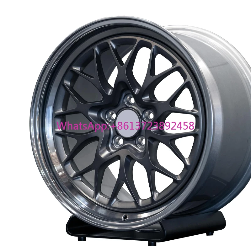 

Amazing New Design Satin Black Matte Black Alloy Rim 5x112 5x120 5x114.3 17 18 19 20 21 22 23 Inch 2 Pieces Forged Wheels