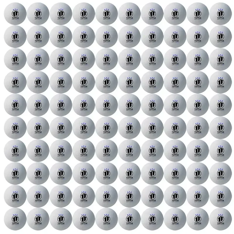 TUTTLE 3 Stars Ping Pong Balls with Seam 40+ New Material ABS Plastic 2.8g Professional Training Table Tennis Ball 20/50/100pcs