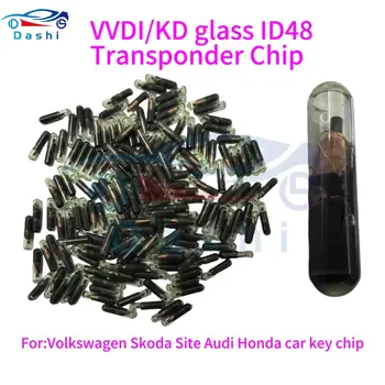 更換魚湯 ID48,深褐色 VVDI 48 倒入 XHORSE VVDI2 48,verre de transpondeur ID 48,深褐色 déverrouillage 10-50 件/批 4 最佳銷售 id48 - №4