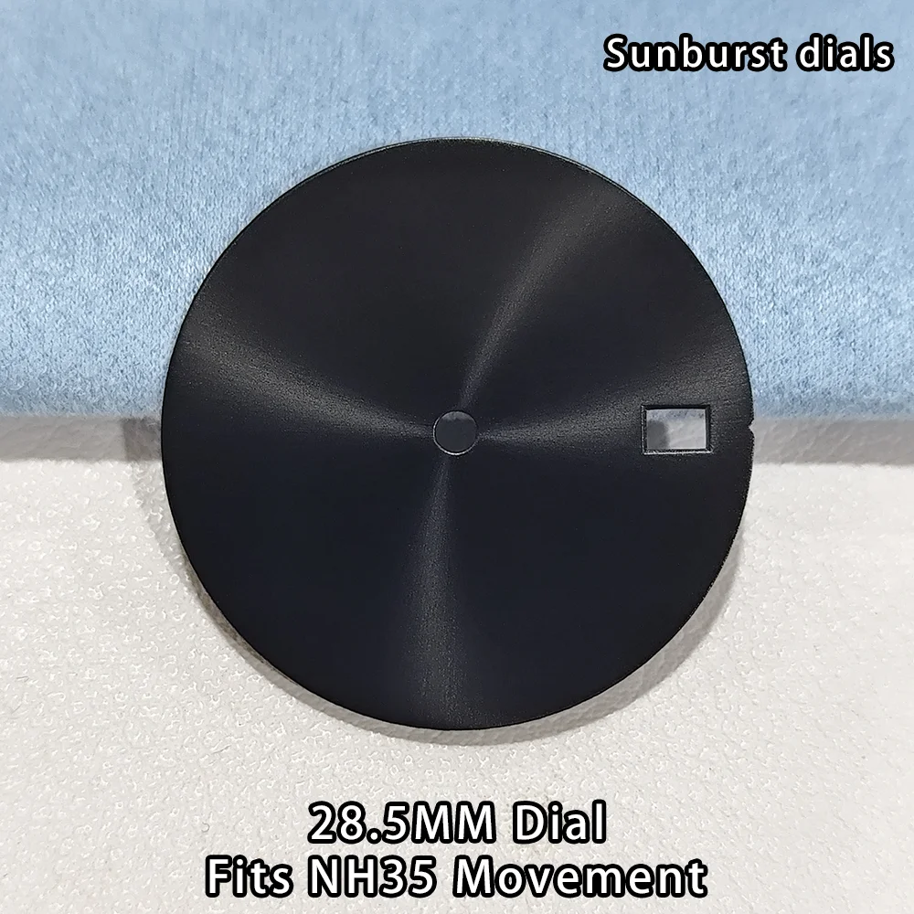 Customized Logo Matte Dial NH35 Enamel Dial Matte Blank Dial 28.5mm Watch Enamel Blank Dial NH36 28.5MM Dials Accessories