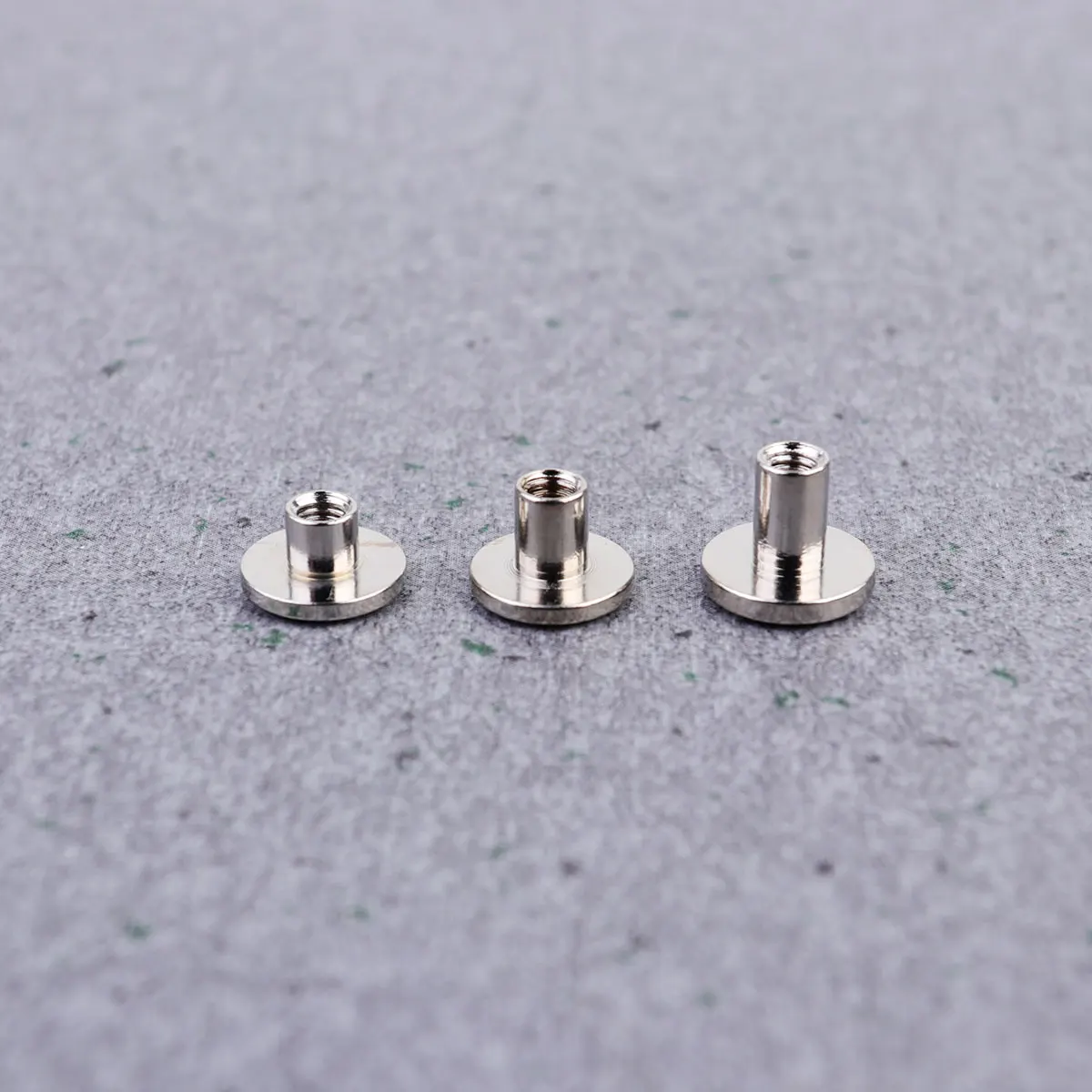 

30 Pcs Rivet Flat Head Screw Copper Fastener Notebook Stud Rivets Replace Belt Harness Nail Screws