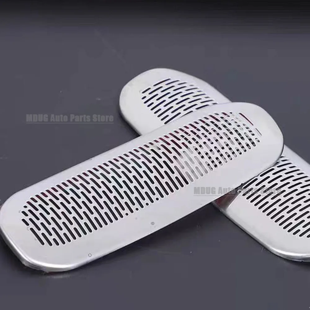 MDUG For BYD Formula Leopard 8 Front Pillar Horn Cover Stainless Steel Black Titanium Sub Silver Personalized Modification