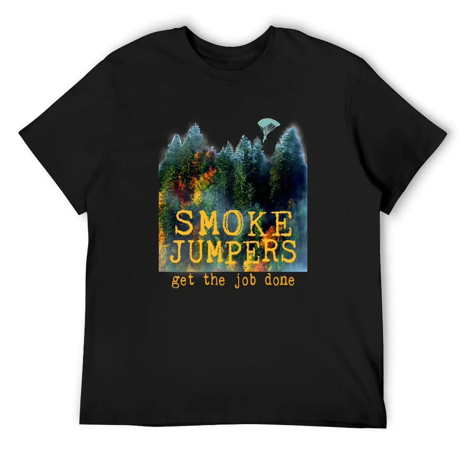 Wildland Firefighter Smokejumper Design T-Shirt anime clothes anime sweat shirts, men