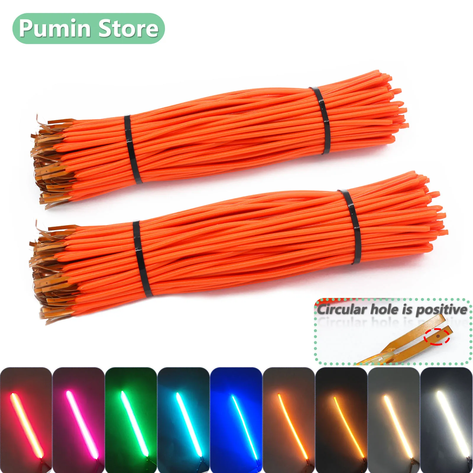 LED Filament 3V 1800K/2200K/2700K/White/Red/Green/Blue Can Be Freely Cut Magnetically Attracted Flexible Filament DIY Light Bulb