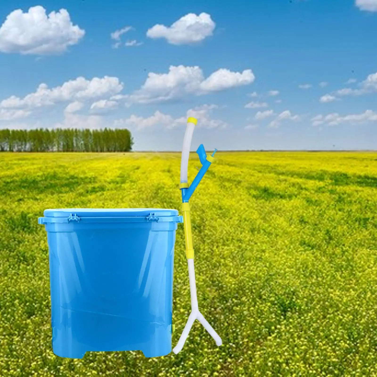 Backpack Fertilizer Spreader Comfortable Handle 25L for Corn Farm Vegetables