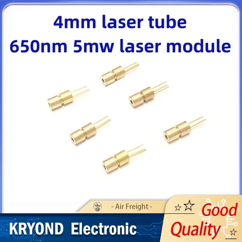 4mm Laser Tube 650nm 5mW Adjustable Focus Sensor Tripod PD 2-2.2V