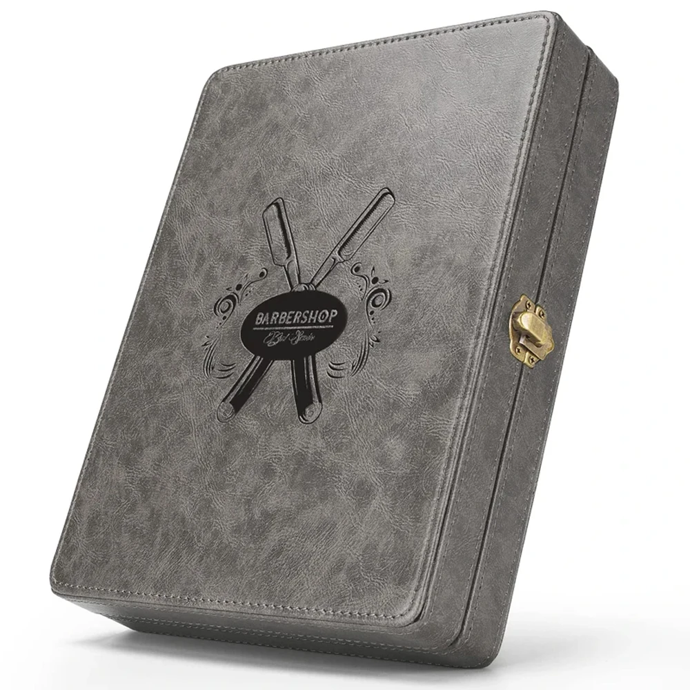 Barber Leather Storage Bag Hairdressing Scissors Combs Tools Pouch Bag Waterproof portable Handbag Salon Speciality Storage Bag