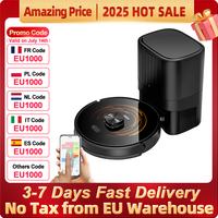 Robot Vacuum Cleaner ABIR K30,Auto-empty Dock,UV Spot Cleaning,6500PA Suction,Multi-floor Map,Customized Wet Dry Room Cleaning,