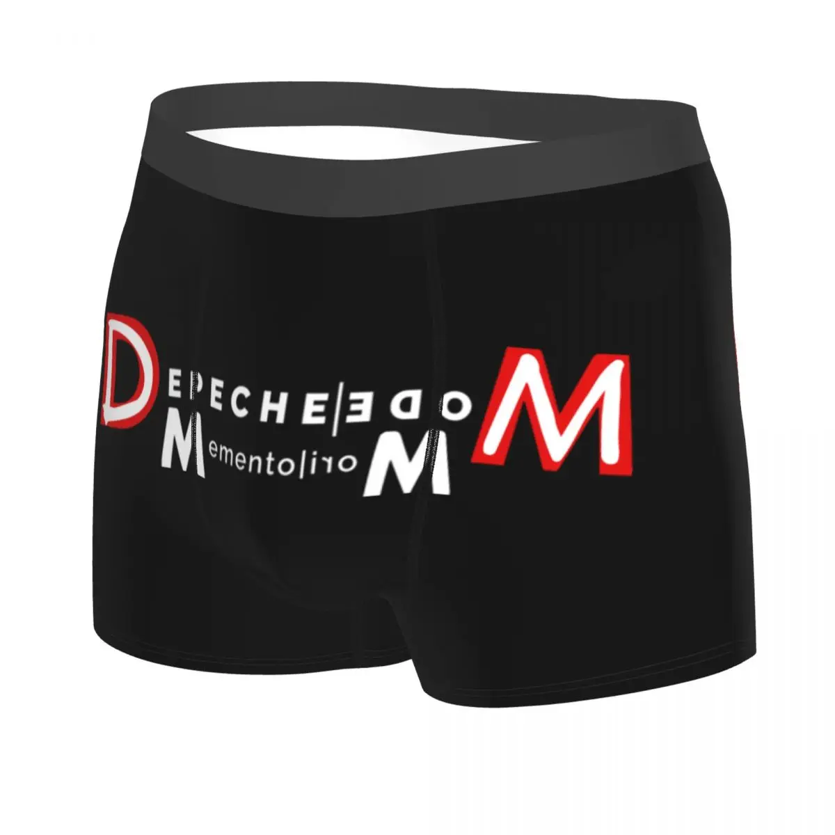 Novelty Depeches Cool Mode Boxers Shorts Panties Men\'s Underpants Stretch Music Briefs Underwear