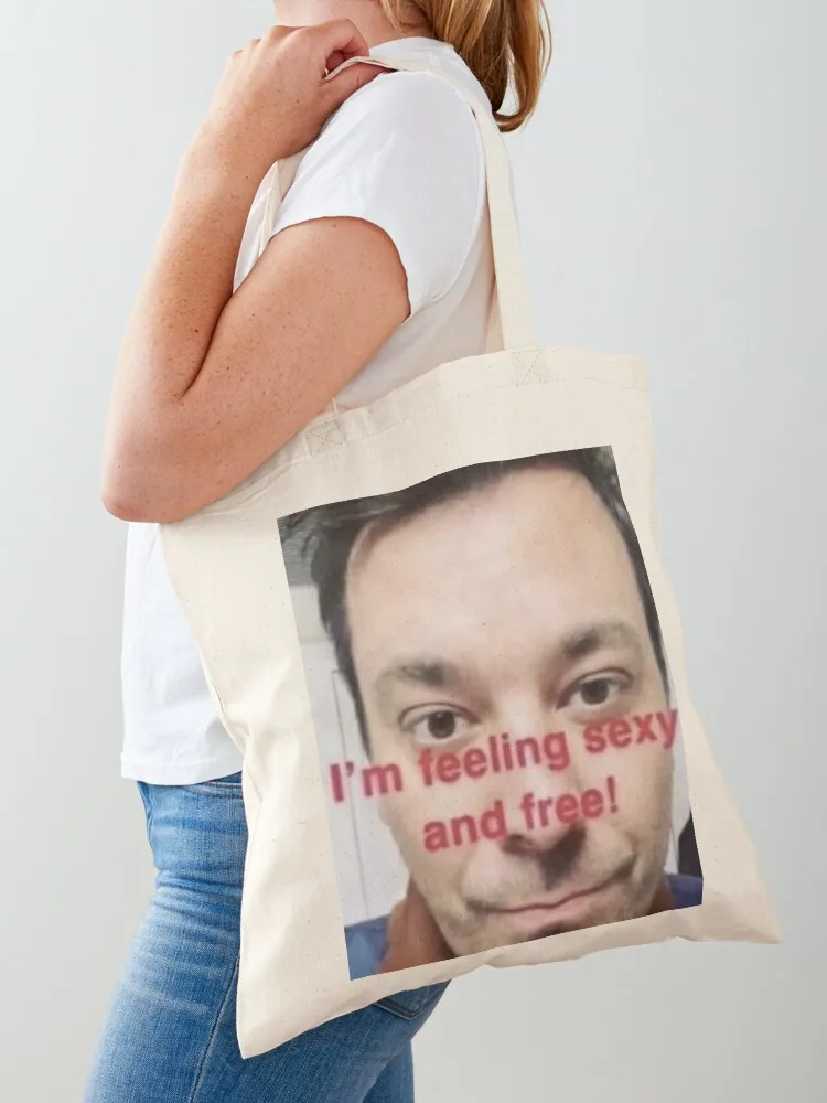 

Сумка-шоппер Jimmy Fallon - Meme Tote Bag, большая женская холщовая сумка, тканевая сумка для покупок