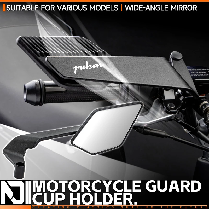 Rotation Adjustable Motorcycle Side Rearview Mirrors For Pulsar Dominar400 BAJAJ 180 PULSAR135 NS200 NS160 NS125 Accessories