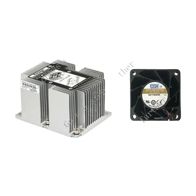 Wyoresy новый для thinksystem sr550, комплект процессора, кулер, радиатор 01kp655 1kp655, охлаждающий вентилятор 01kp642 1kp4 2 SR 550, комплект вентилятора кулера процессора #