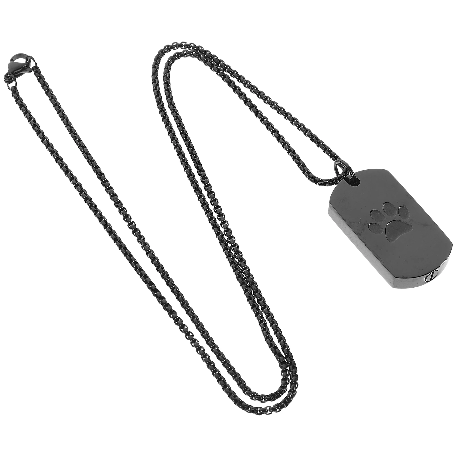 

Pet Urn Necklace for Ashes Keepsake Pendant Cremation Jewelry Titanium Steel Lightweight Memorial for Cats Dogs Pet Accessories