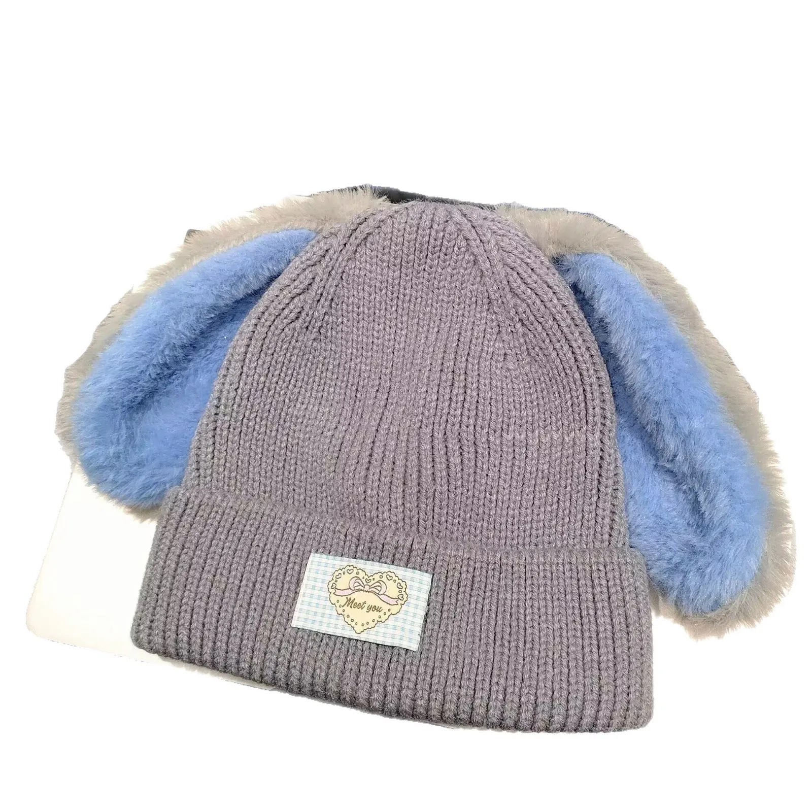 Anime Cute Cartoon Zootopia Plush knit Hat Judy Nick Winter Child Warm Kawaii Couple Cap Trendy versatile Anime Fan Gift