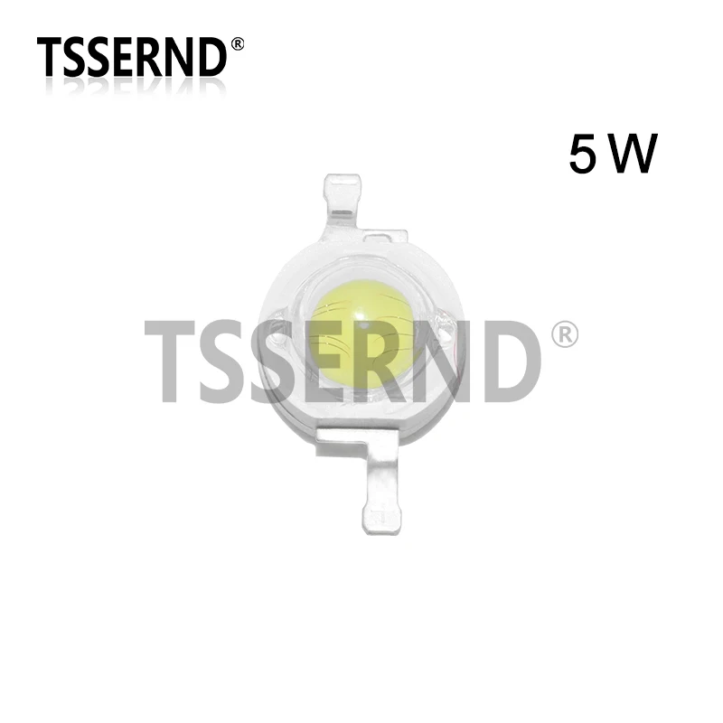 10pcs 5W Bulbs High Power LED Lamp Diodes SMD Full Watt Blubs Spotlight Downlight Chip DIY Red Yellow Warm White Blue Green