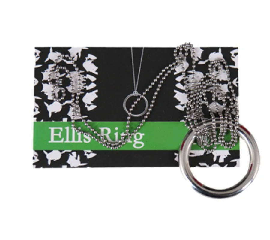 Ellis Ring 2.0 Magic Tricks Penetrate Vanish Magia Magician Close Up Street Illusions Magic Props Mentalism Easy To Do