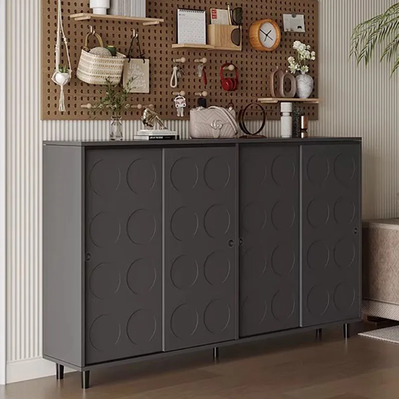 Chinelos de madeira sapato armário organizador armazenamento sala estar exibição móvel sapato prateleira designer gabinete sapateiros móveis