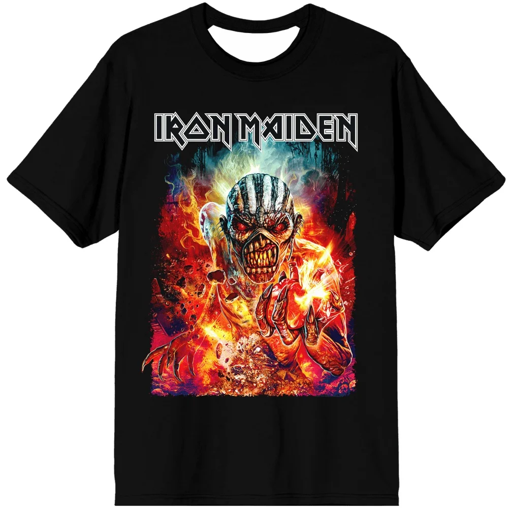 

The 2025 Iron Lady Band Rock Punk Loose American Retro Men's Short-sleeved T-shirt Is Comfortable and Breathable