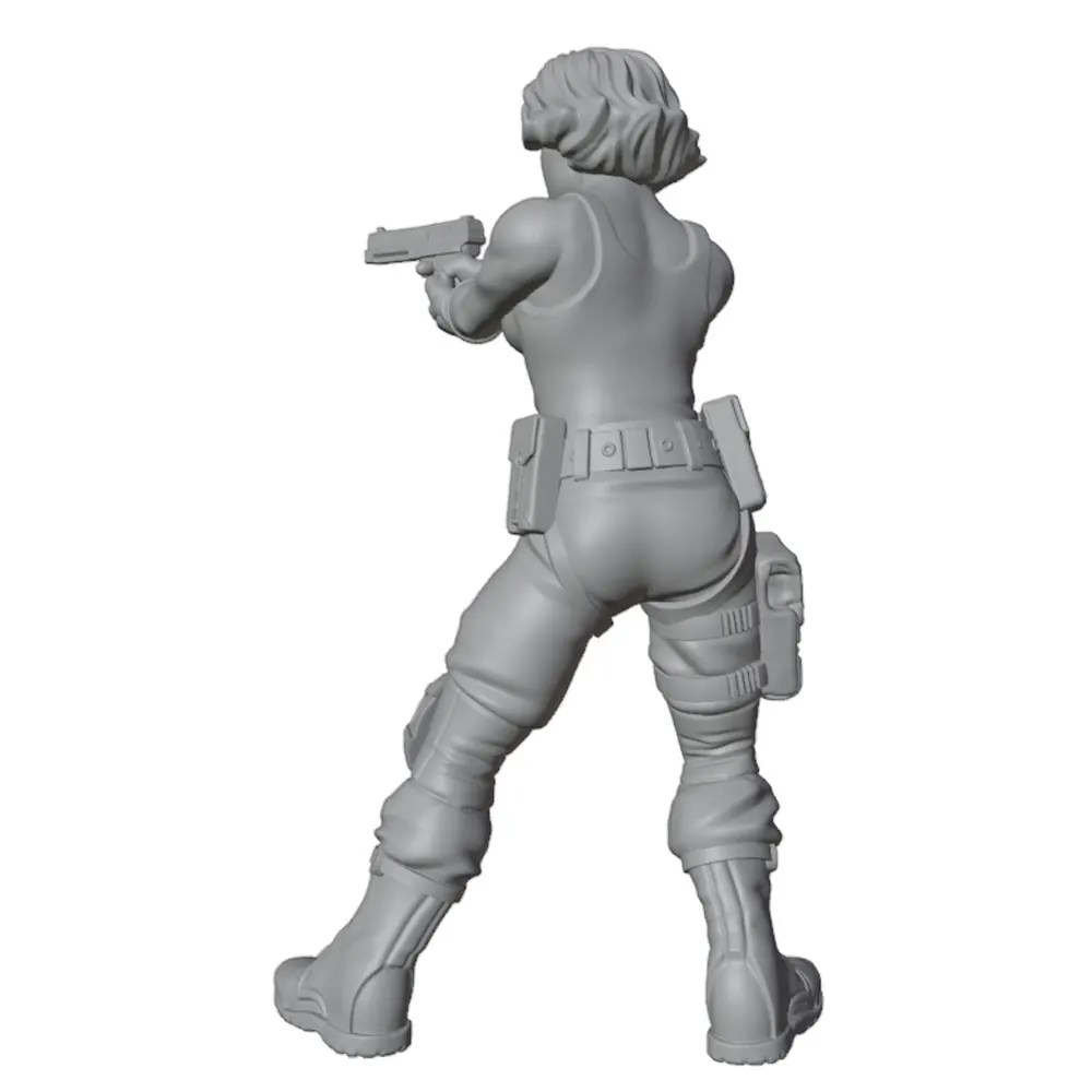 1/24/18 scale resin figurine character model, high-fidelity model action figure, not painted, perfect for gaming and collection