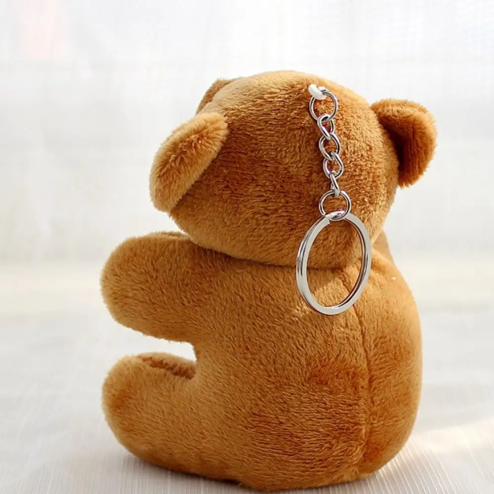 Teddy bear plush toy, tie the knot teddy bear doll pendant wedding small gift