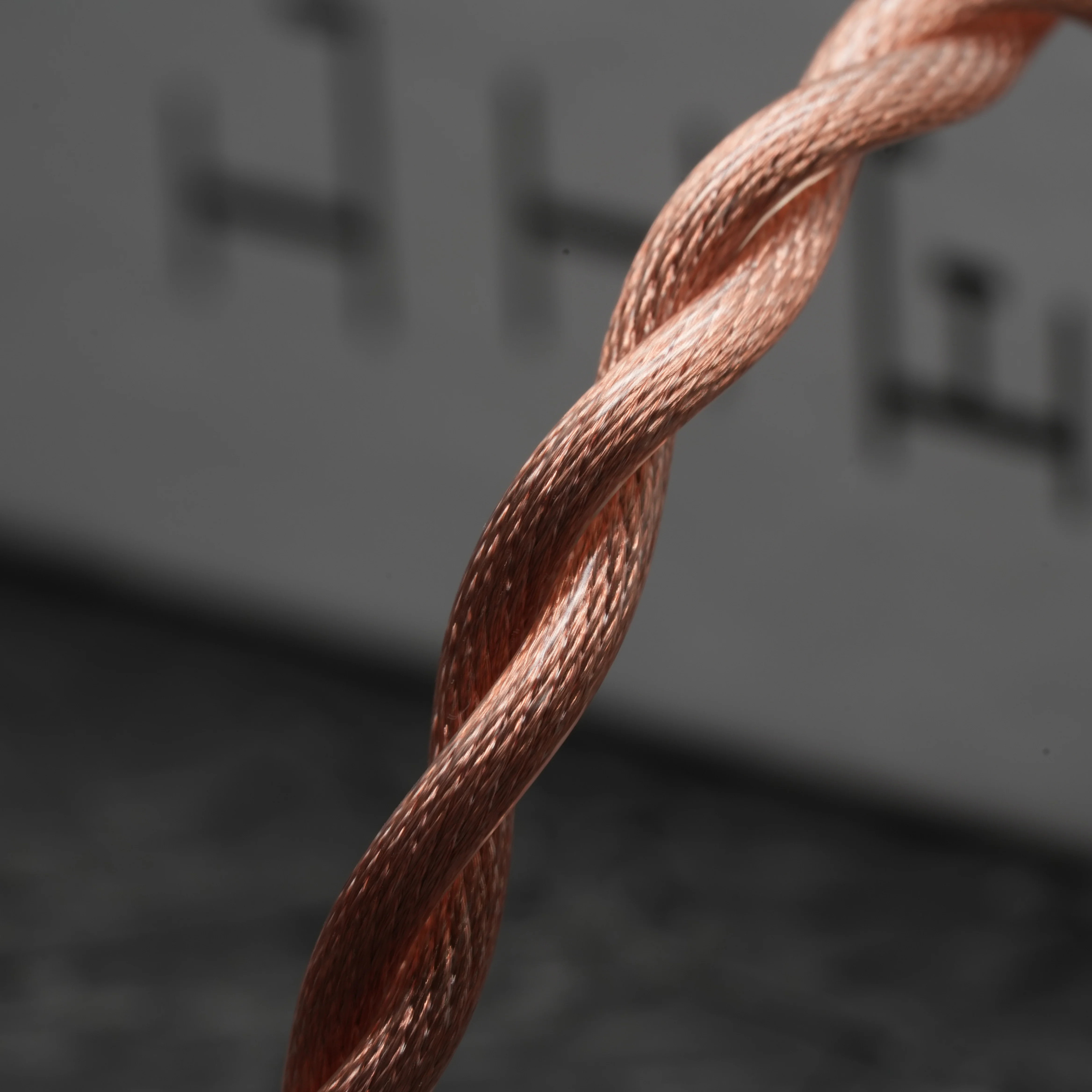 XINHS 다크 브라운 구리 실버 혼합 동축 HIFI 헤드폰 업그레이드 케이블, 0.78mm MMCX, TINHIFI T3 Plus IEM용, 2 코어