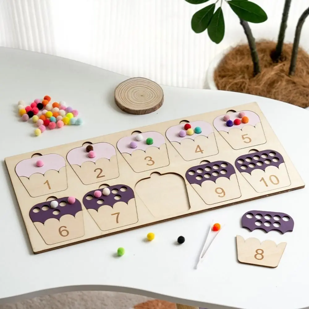 Hout Houten positioneringsspel Montessori Kleurrijke concentratietraining Educatieve grappige kleursorteerspellen