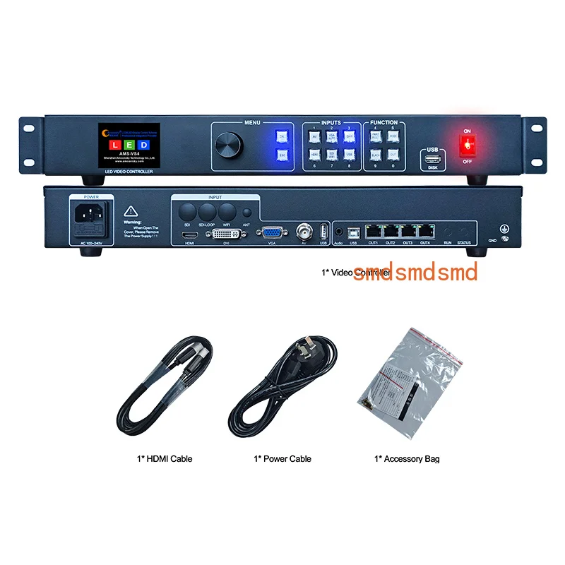 VS4 LED Video Controller Integrated TS902 LED Sending Card Similar to Linsn X102 X104 X2000 All in One LED Video Processor