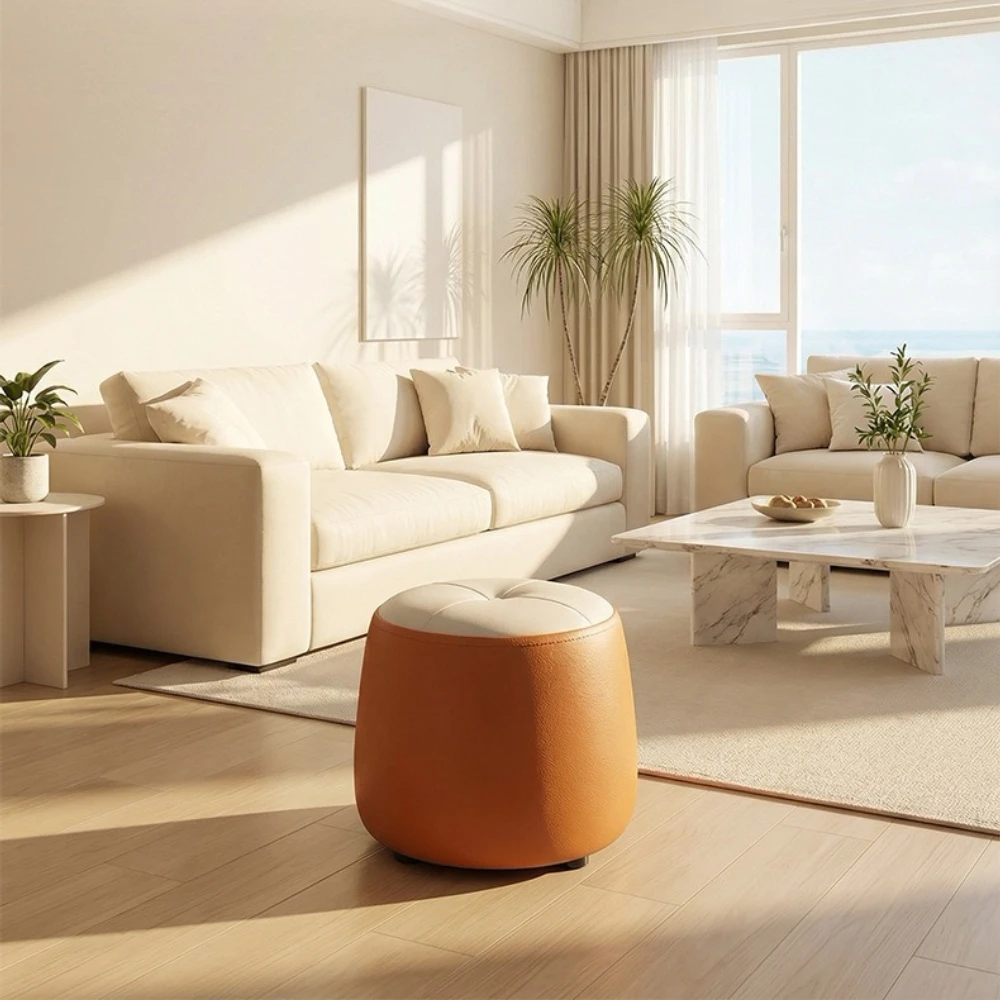 Modern Ottomans Living Room Vanity Stool Low Step Stools Shoes Bench Shoe Stool Foot Stool Bathroom Chair