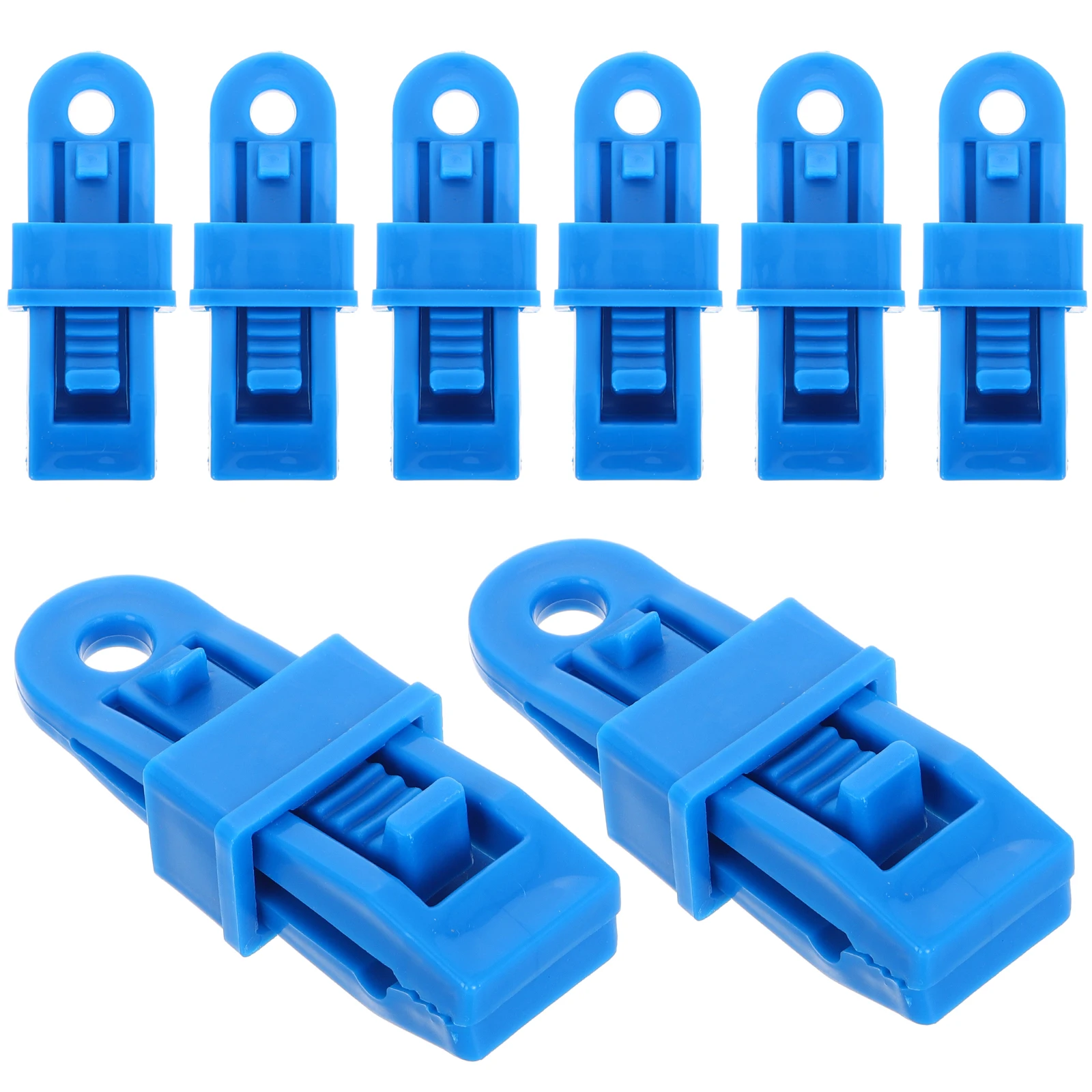 

10pcs Outdoor Clips Windproof Tent Fixers Heavy Duty Plastic Fasteners For Camping Beach Towel Canopy Awning Tarp Hiking Fixed