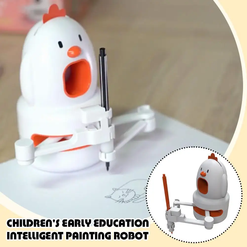 Educational Electric Drawing Robot for Kids Intelligent Painting Robot for Children Genius Kit Learning Robot Toys Art Teacher