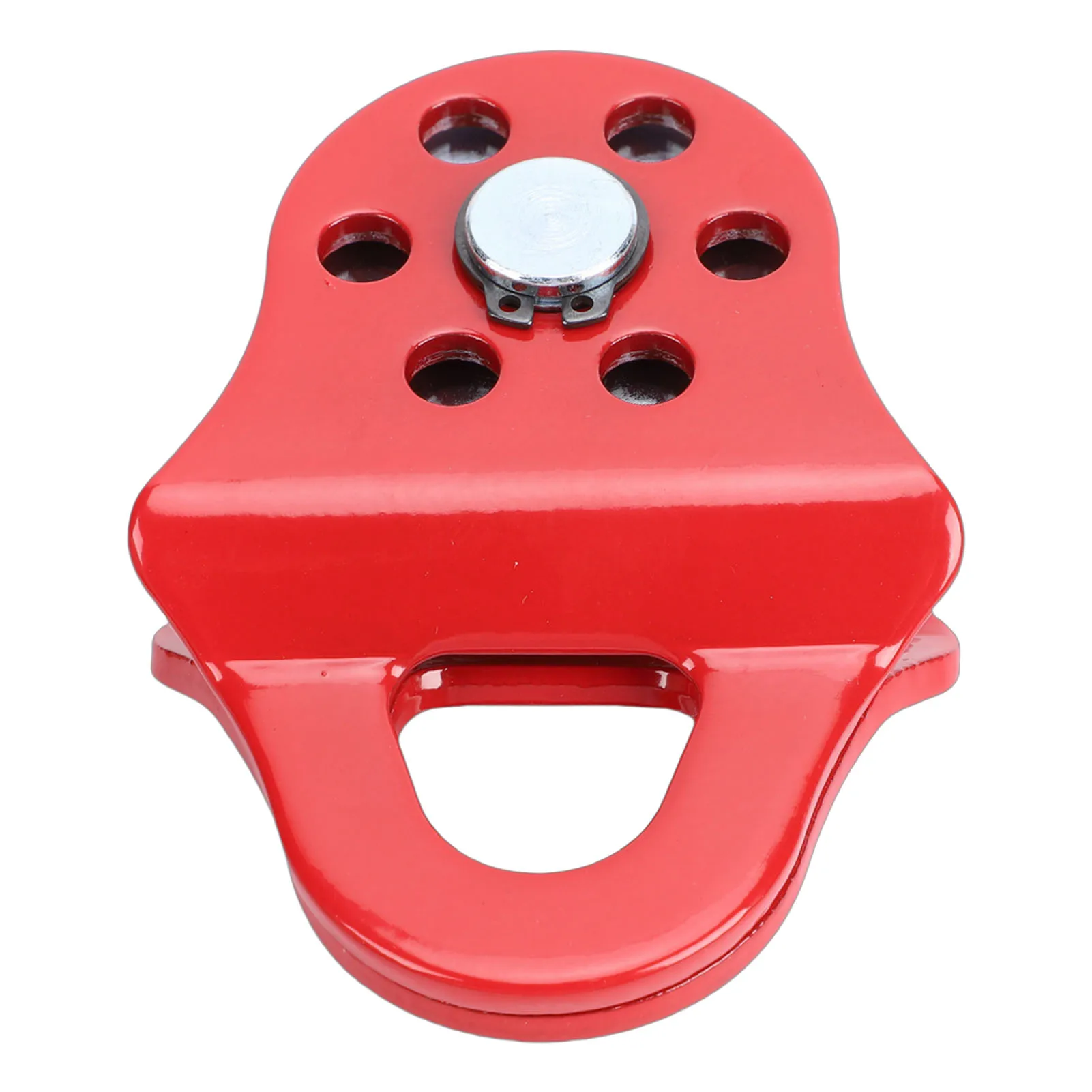 3 Ton Heavy Duty Recovery Winch Snatch Block 6613.87lbs Capacity Towing Pulley Block for Truck Tractor ATV UTV Red view 5
