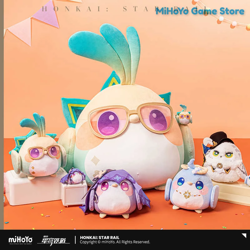 【Genuine】Robin Bird Pillow MiHoYo Original Merch Honkai Star Rail Aventurine Pendant Theme Impression Serie Key Chain Cosplay