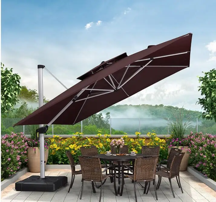 Outdoor sun umbrella Courtyard umbrella Roman umbrella Outdoor large sun umbrella balcony terrace garden open air outdoor umbrel