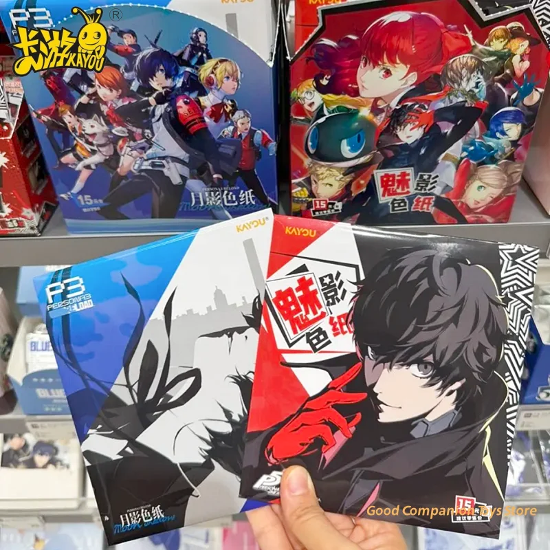Genuine KAYOU Persona 5 Royal Edition Phantom Colored Paper RELOAD Moon Shadow P3 Anime Rare Sr Ur Collectible Card Series Gift