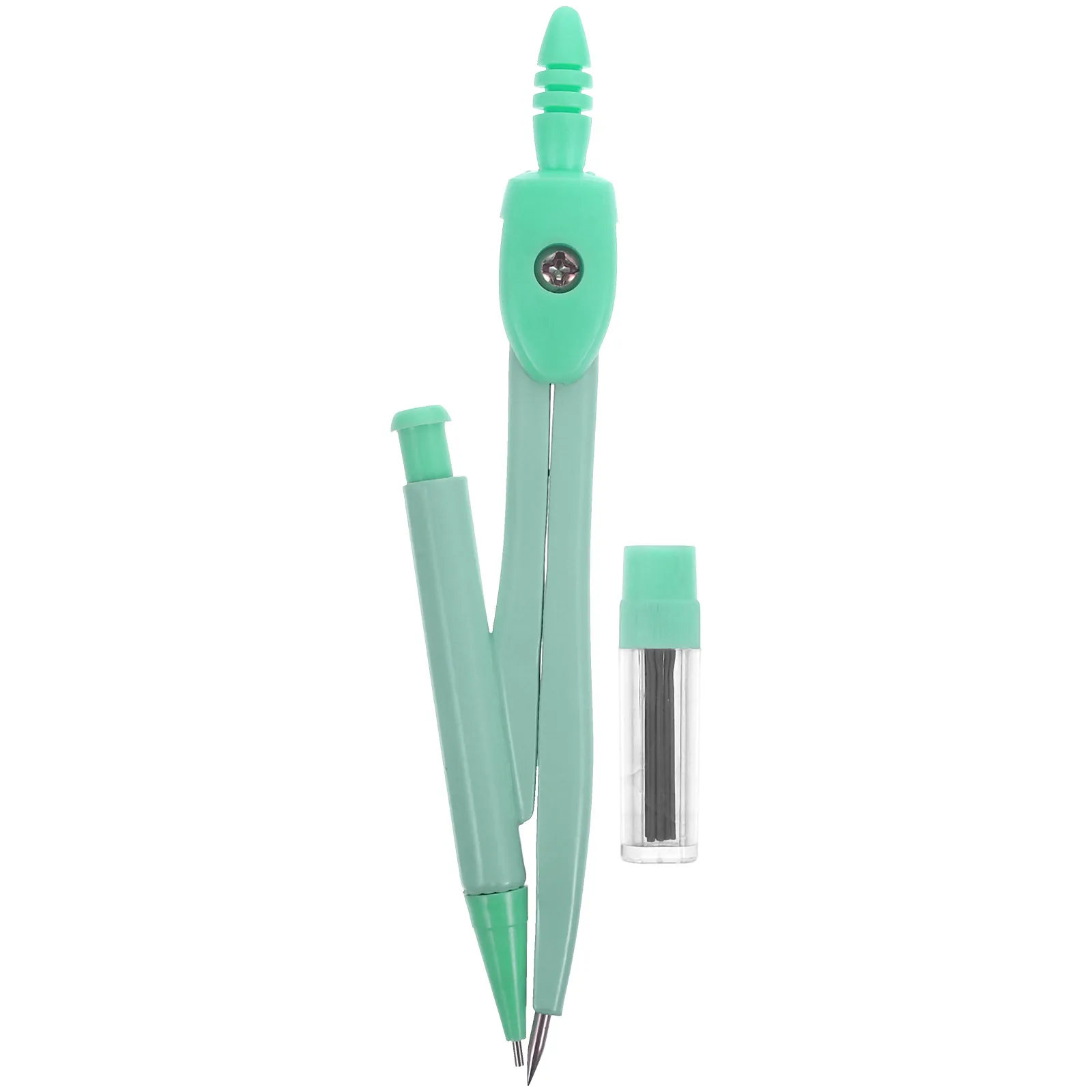 1 Set of Portable Compasses Painting Tools Math Compasses Students Stationary for Office