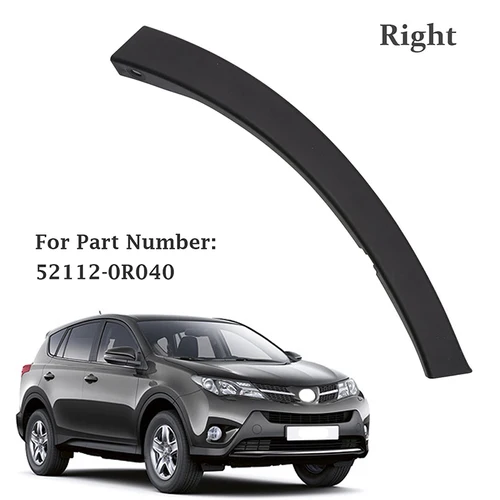 Izquierda derecha para Toyota RAV4 (XA40) 2013 2014 2015 parachoques delantero de coche guardabarros moldura embellecedora 52112-0R040 accesorios para automóviles
