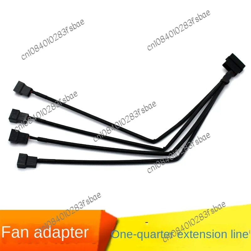 

Power D Port Large 4pin to 3/4pin Pin Pin Fan Adapter Cable 4-Way Fan Extension Extension Cable Hub