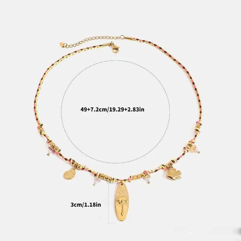 2025 New Bohemian Inspire Dacklace Necklace Charm Summer Summer Oceanics Jewelry