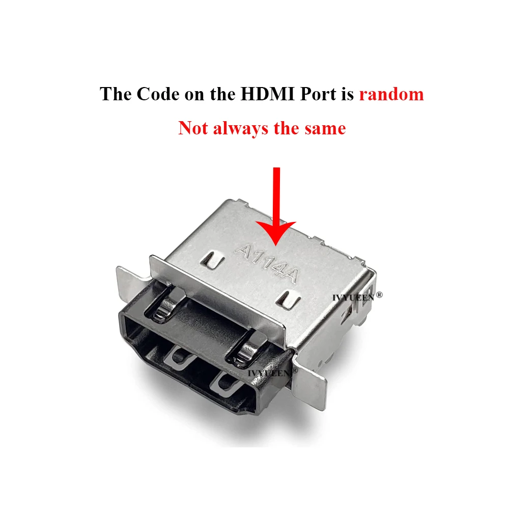 IVYUEEN-conector para XBox ONE Series X/S, Puerto Original Compatible con HDMI, pantalla HD, reparación de interfaz Jack, 10 unidades