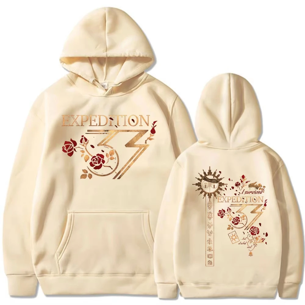 Expedition 33 New Model personality Clothes hoodies Oversized Unisex Casual Streetwear Fashion Fleece warm Casual Print Couples