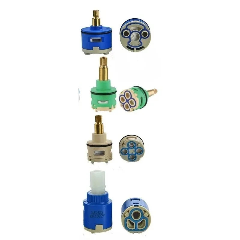 Faucet Valve Core 22/25/26/28/38mm Hot/Cold Water Faucet Spool Home Bathroom Mixed Shower Switch Accessories 2/3/4 Gear