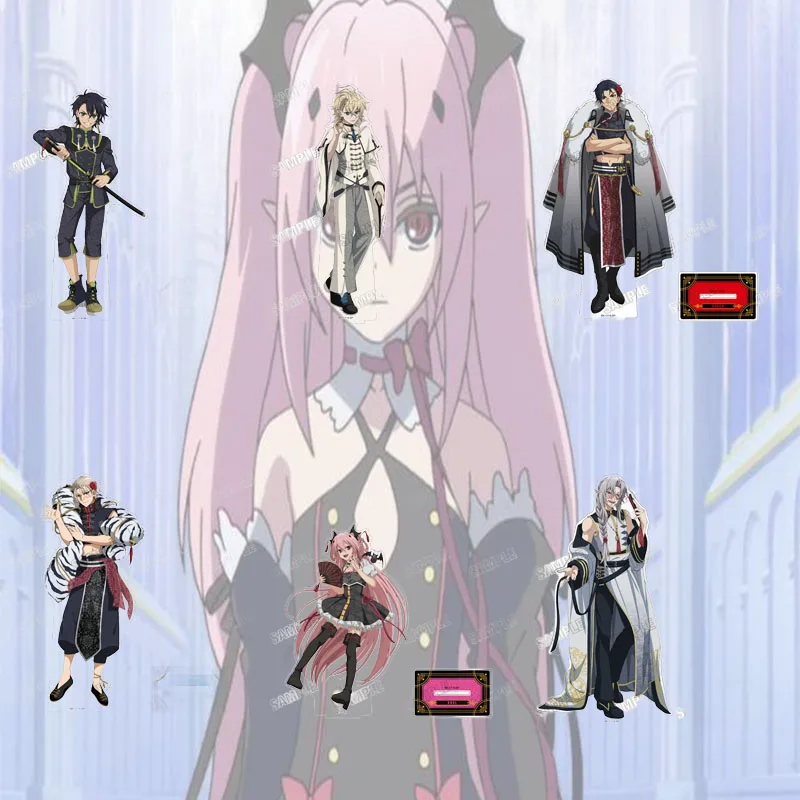 Seraph of the End: Vampire Reign 15CM Anime Acrylic Figure Stand Clear HD Printing Model Plate Desk Display Decoration Keychain