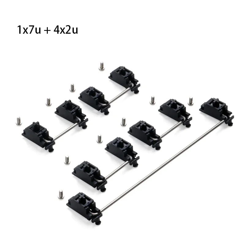 PCB mounted Screw-in Original Cherry PCB Stabilizers Satellite Axis 7u 6.25u 6u 2u For Mechanical Keyboard Modifier Keys