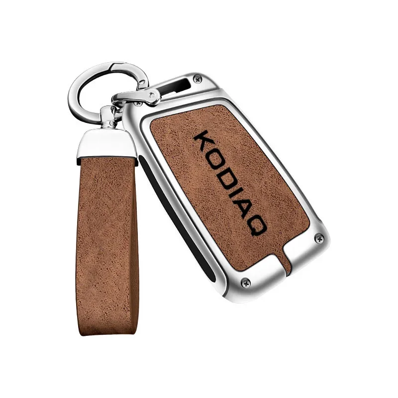 Zinc alloy car key holder case for ŠKODA Karoq Remote Control Protective cover ŠKODA KAROQ Car Key Fob Car Accessories