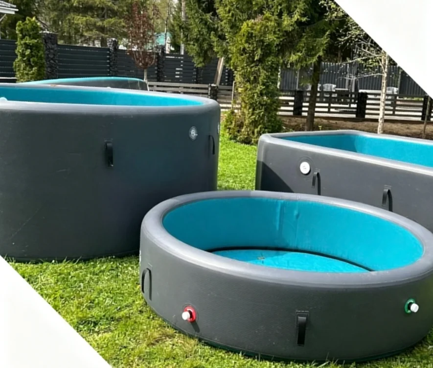 CE Heavy Duty Drop Stitch Inflatable Swimming Pool, Above Ground Piscinas Custom Sizes for Backyard & Commercial Events
